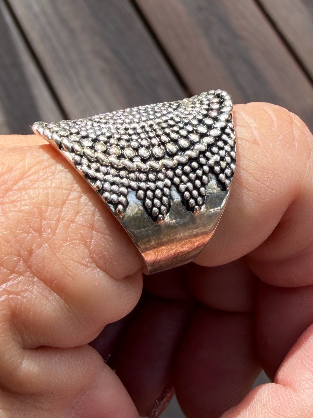 Premier designs ring - chevie beaded design - Picture 3 of 3